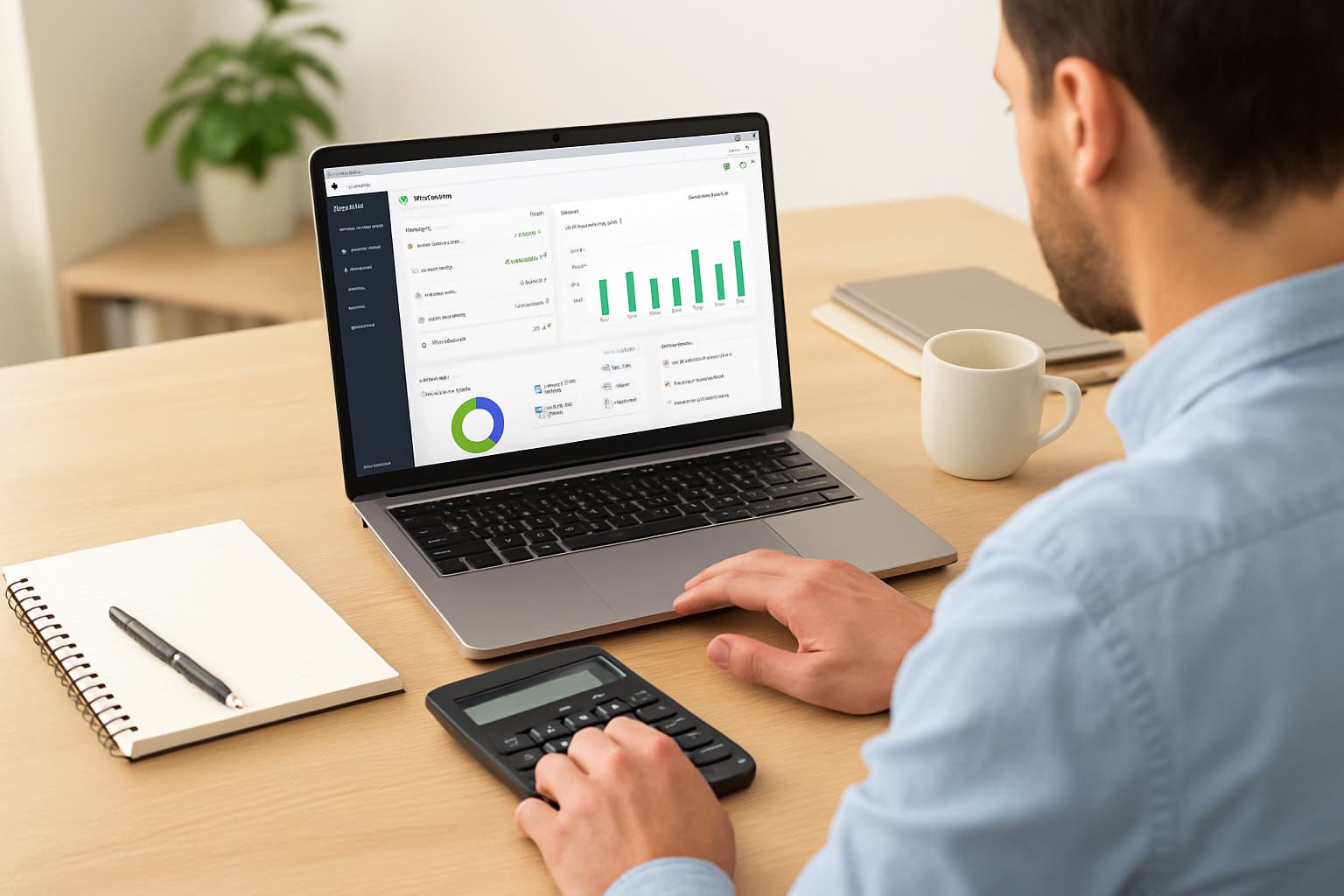 Professional bookkeeping services with accounting software